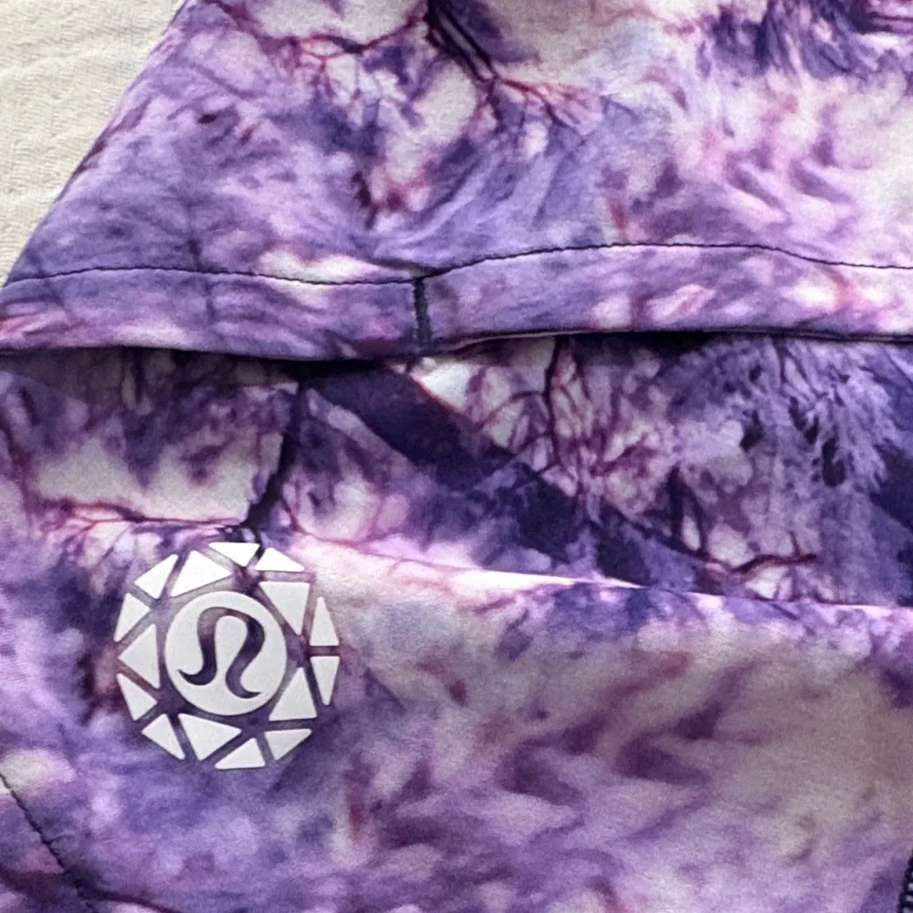 lululemon athletica Women's Purple Patterned Athletic Shorts - Picture 2 of 4